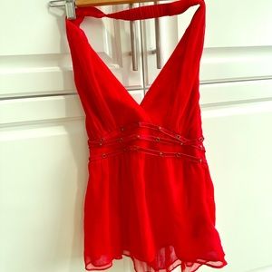 Women’s Halter Top Red